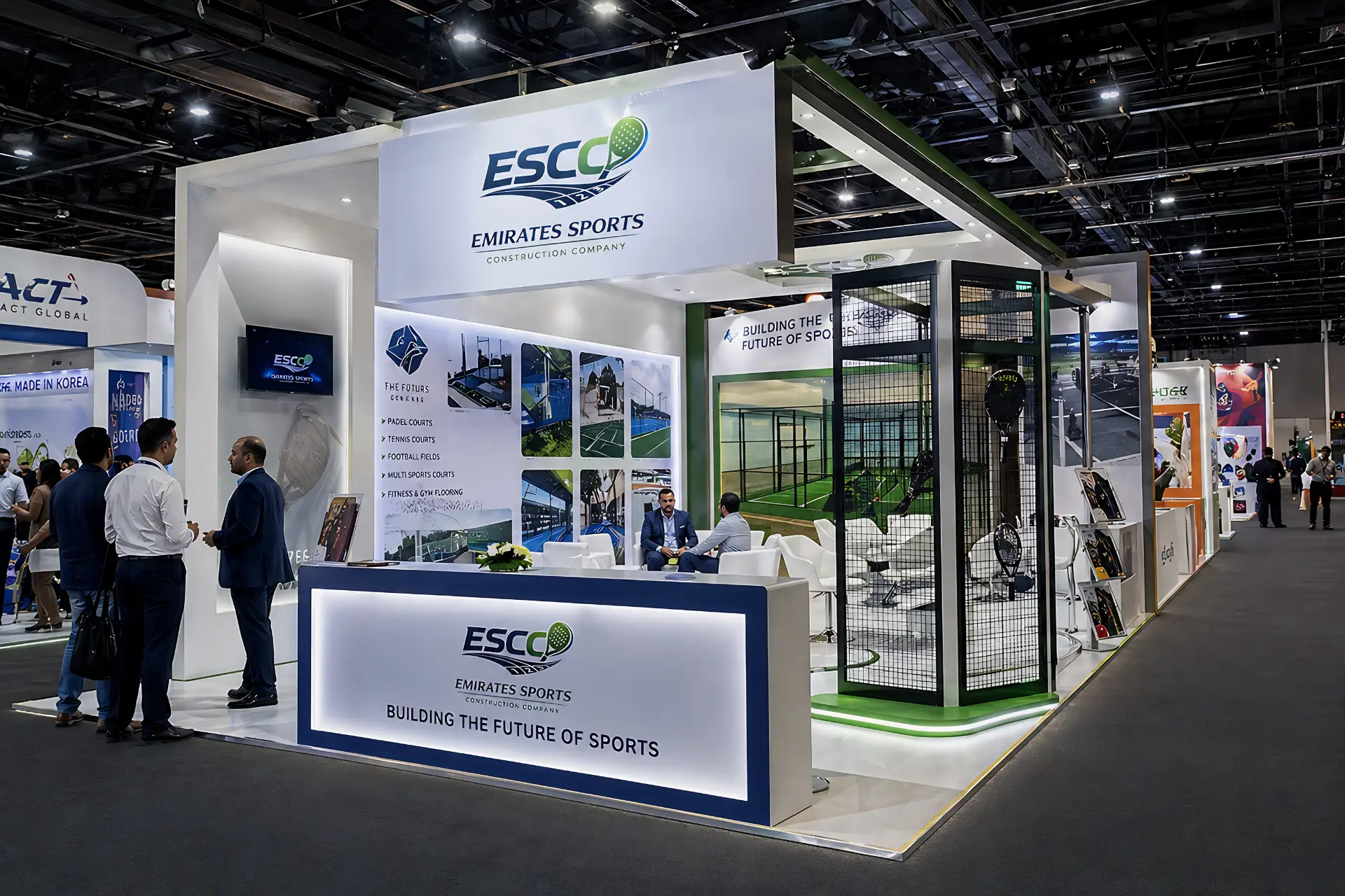 ESCC team attending international sports exhibition